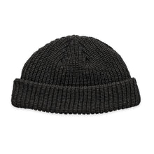 Load image into Gallery viewer, Black Fisherman Micro Beanie