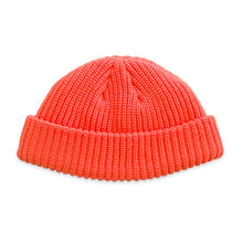 Load image into Gallery viewer, Neon Orange Fisherman Micro Beanie
