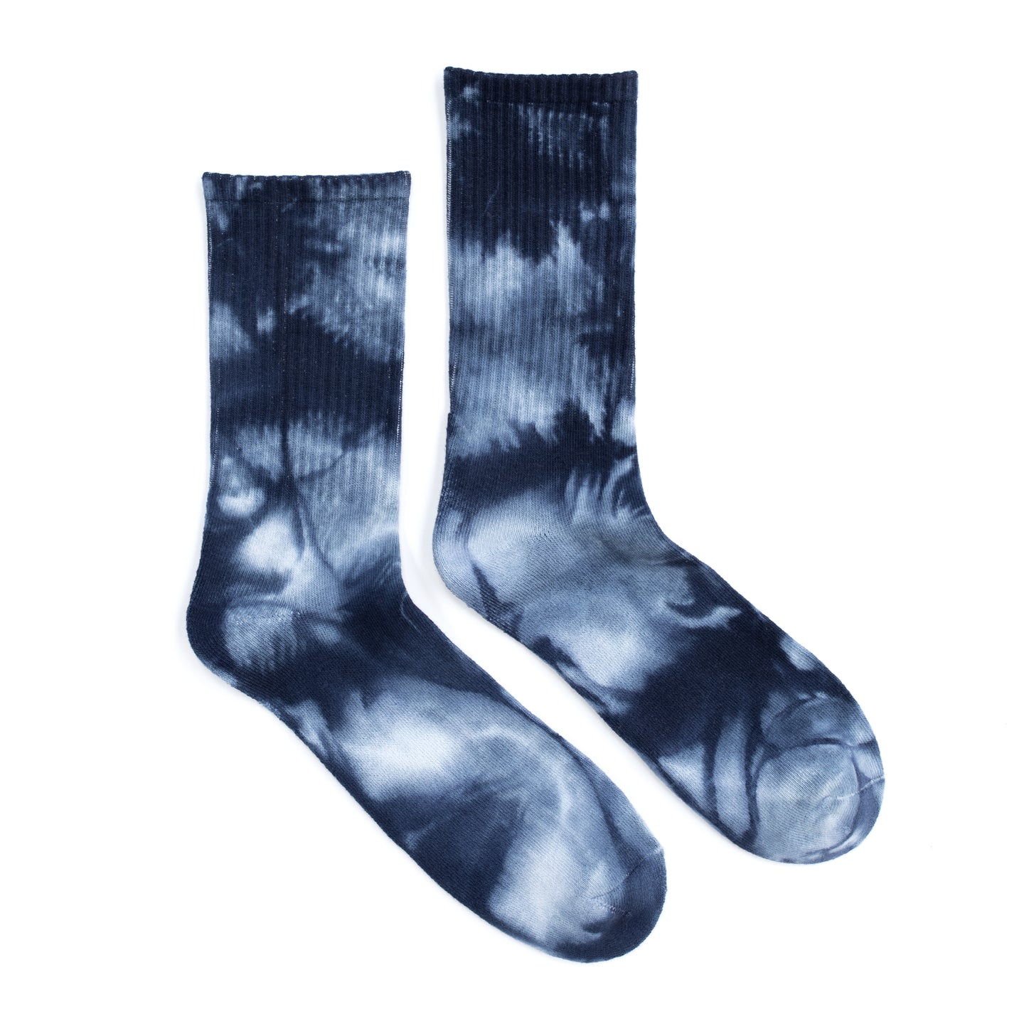 Navy Tie Dye Socks